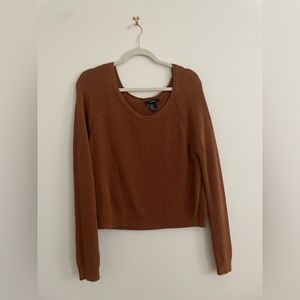 Brownish orange sweater